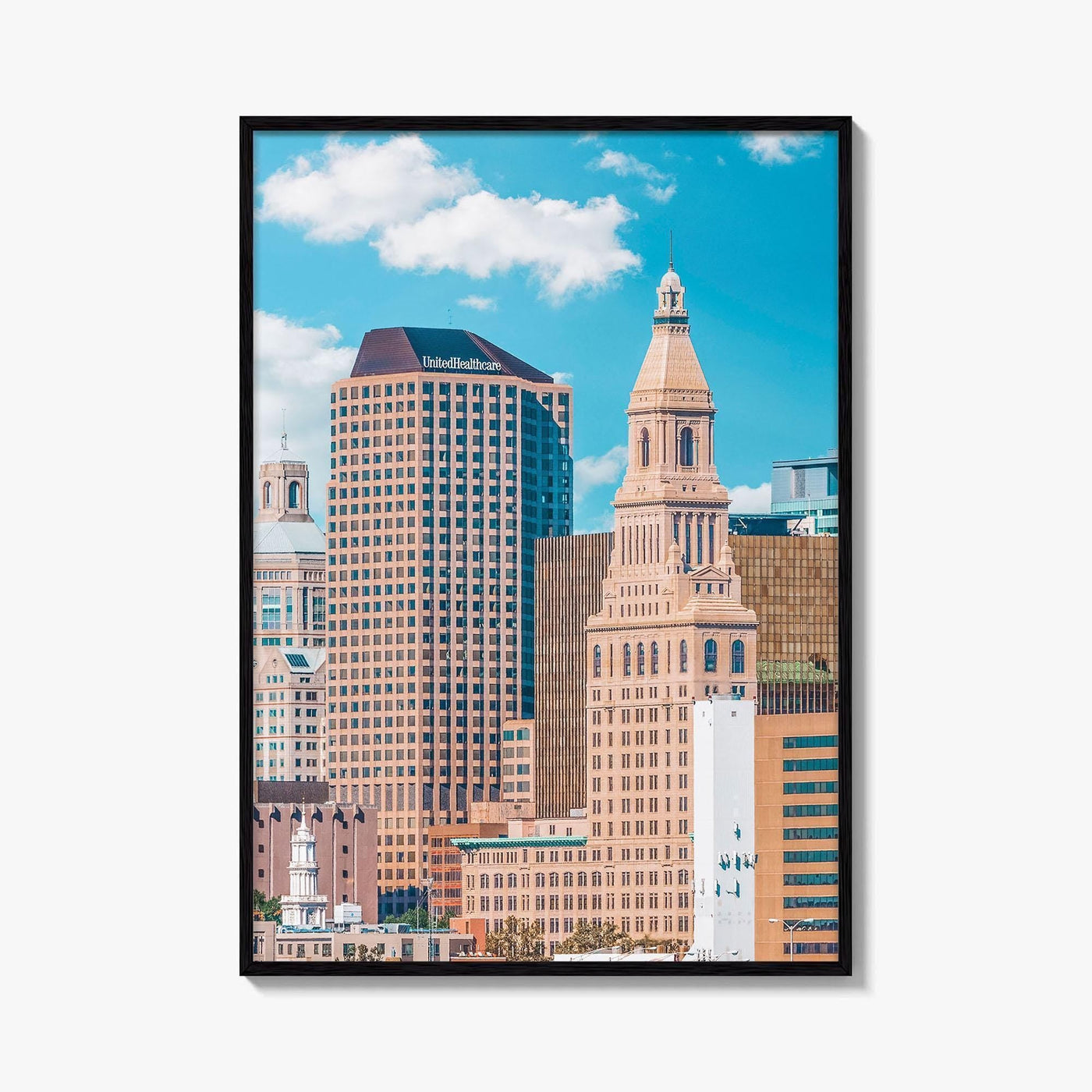 Hartford Skyline Fine Art Photo Print, Connecticut USA City, Photo Poster, Wall Decor
