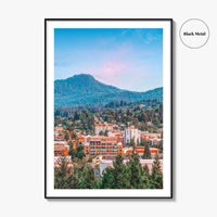 Eugene Fine Art Photo Print, Oregon USA Downtown Cityscape Wall Decor Poster