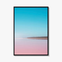 Hutt Lagoon Pink Lake Fine Art Photo Print, Port Gregory, WA, Australia Wall Poster