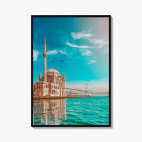 Istanbul Fine Art Photo Print, Ortakoy Mosque, Bosphorus Bridge, Turkey Photo Poster