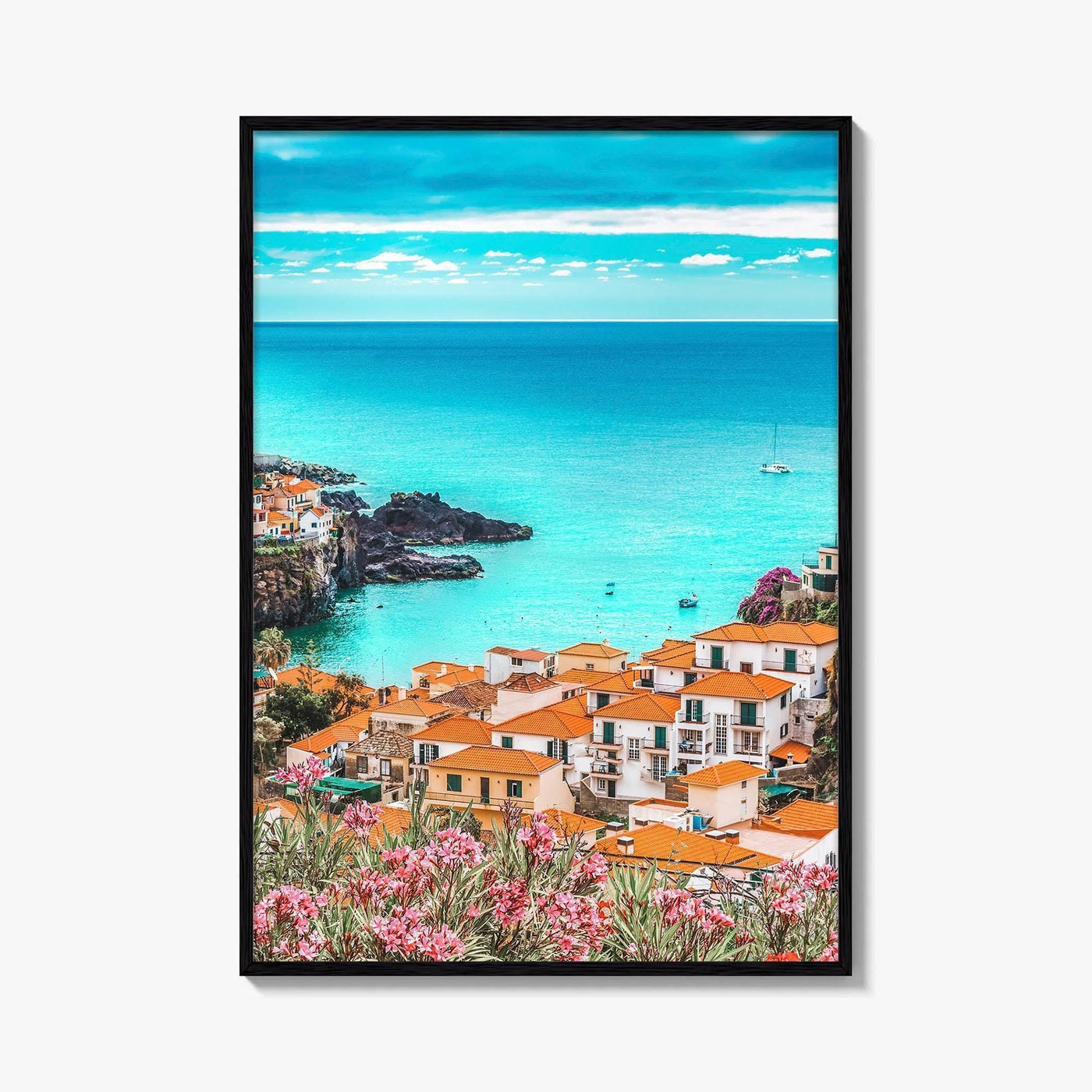 Camara de Lobos Fine Art Photo Print, Madeira, Portugal, Panoramic Wall Decor Poster