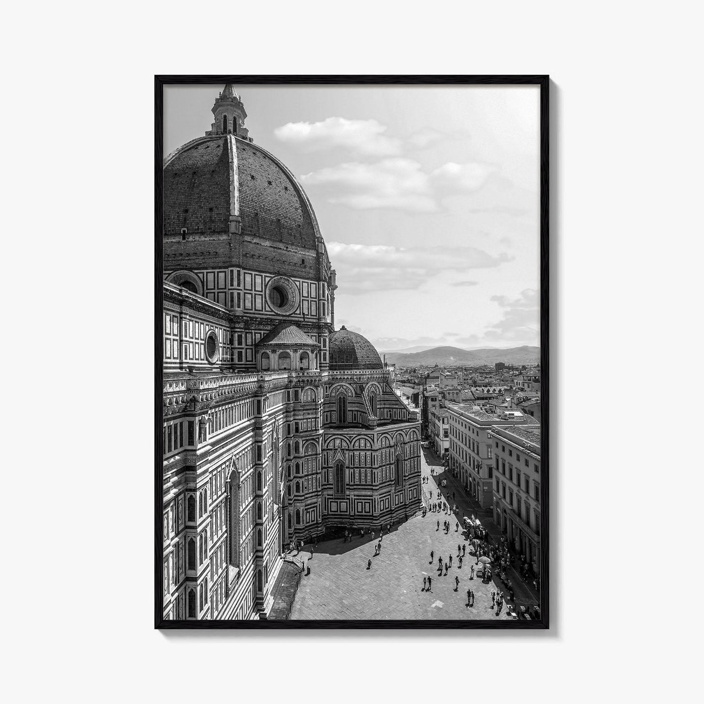 Florence Black and White Fine Art Photo Print, Duomo Santa Maria del Fiore Poster