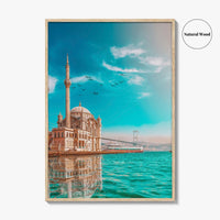 Istanbul Fine Art Photo Print, Ortakoy Mosque, Bosphorus Bridge, Turkey Photo Poster