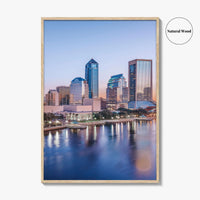 Jacksonville Skyline Fine Art Photo Print, St Johns River, Florida USA Wall Poster