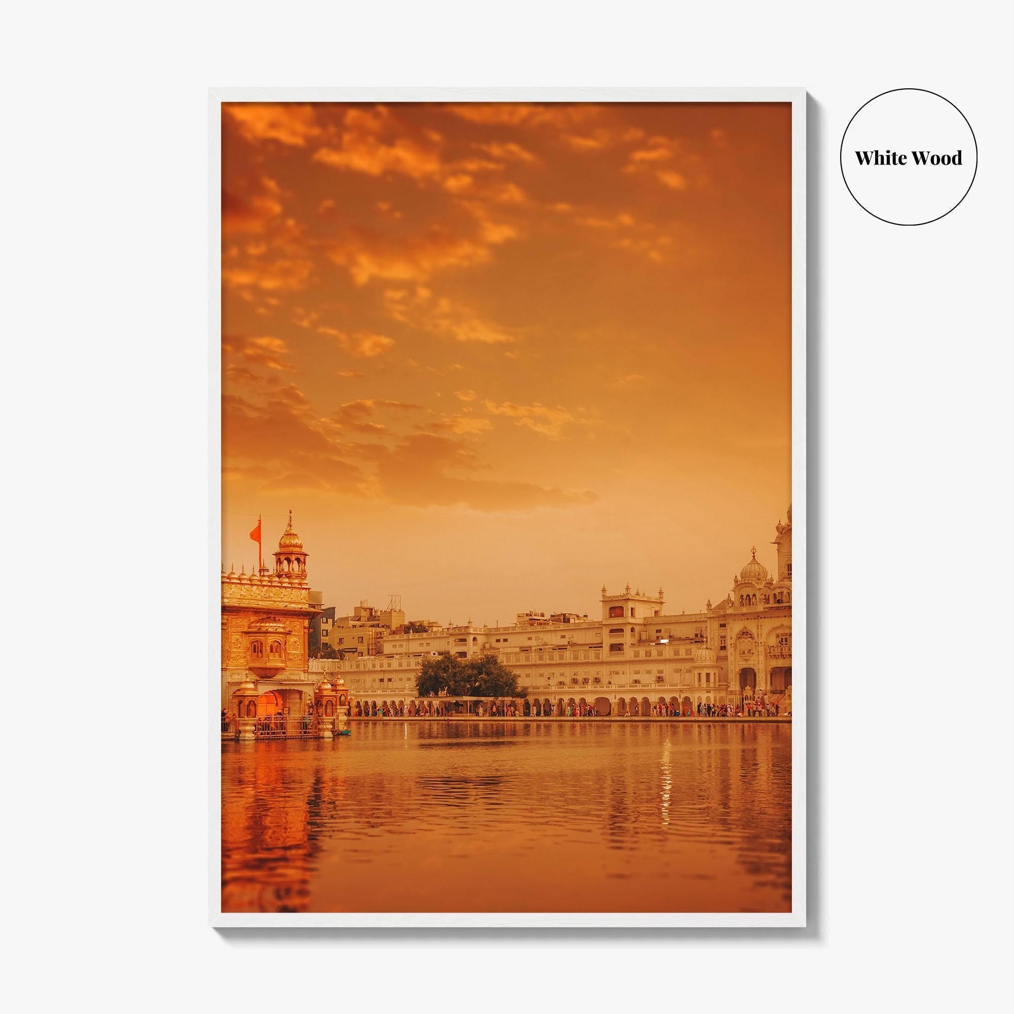 Golden Temple Amritsar Fine Art Photo Print, Harmandir Sahib, Punjab India Poster