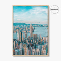 Hong Kong Skyline Fine Art Photo Print, Victoria Harbour, HK, China, Wall Decor