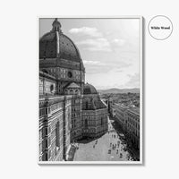 Florence Black and White Fine Art Photo Print, Duomo Santa Maria del Fiore Poster