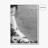 Guam Black and White Fine Art Photo Print, Pacific Island Ocean View, Hawaii Poster