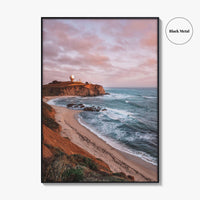 Half Moon Bay Fine Art Photo Print, Mavericks Beach, California Wall Decor Poster