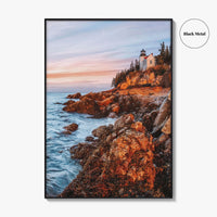 Acadia National Park Fine Art Photo Print, Bass Harbor Lighthouse, Maine USA, Poster