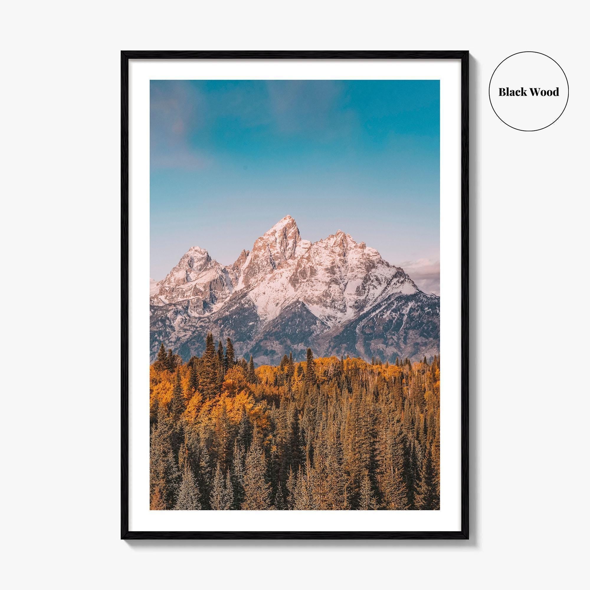 Grand Teton National Park Fine Art Photo Print, Jackson Hole Wyoming USA Poster