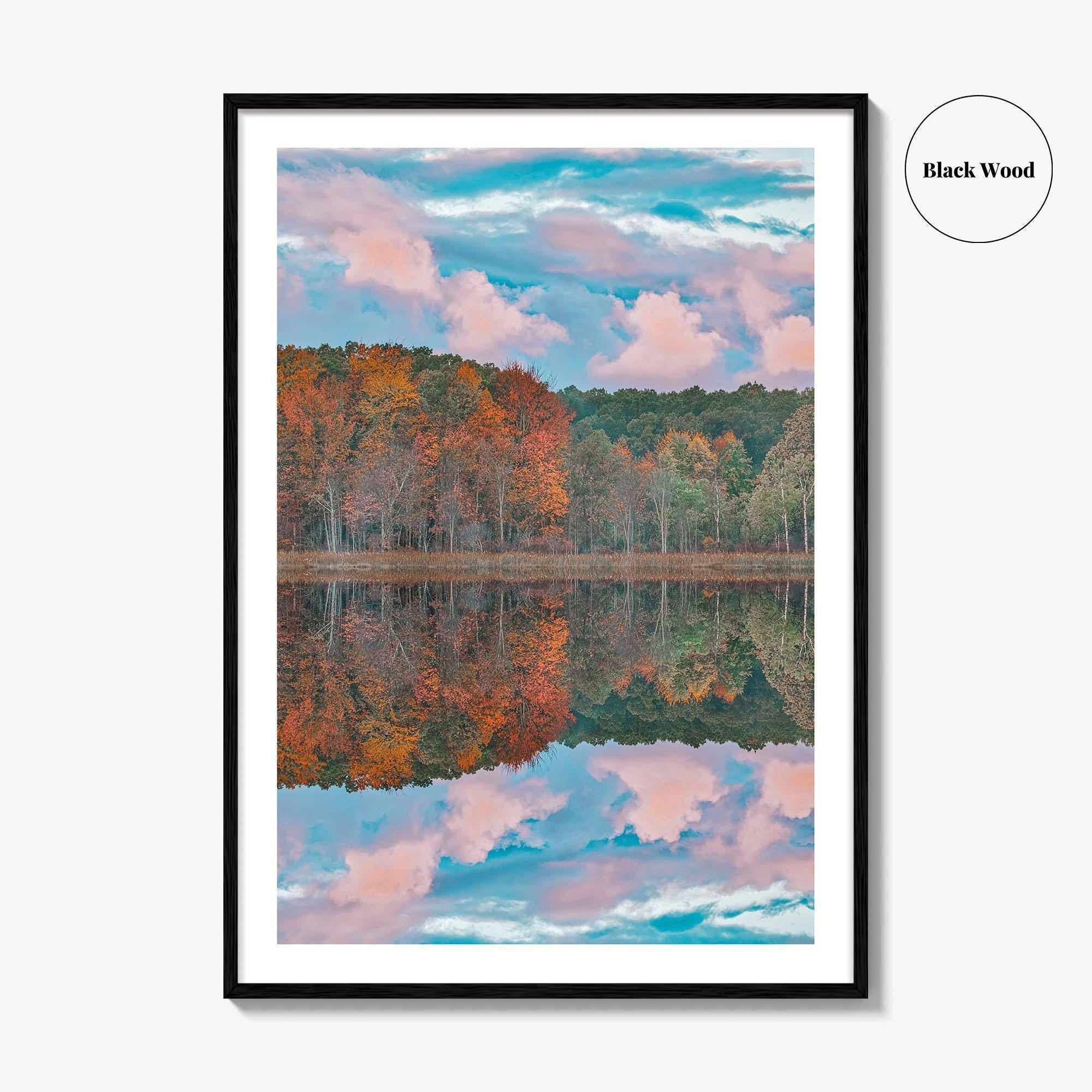 Deep Lake Fine Art Photo Print, Yankee Springs State Park, Michigan, Landscape Poster