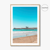 Imperial Beach Fine Art Photo Print, Pier, San Diego, California Wall Poster, USA