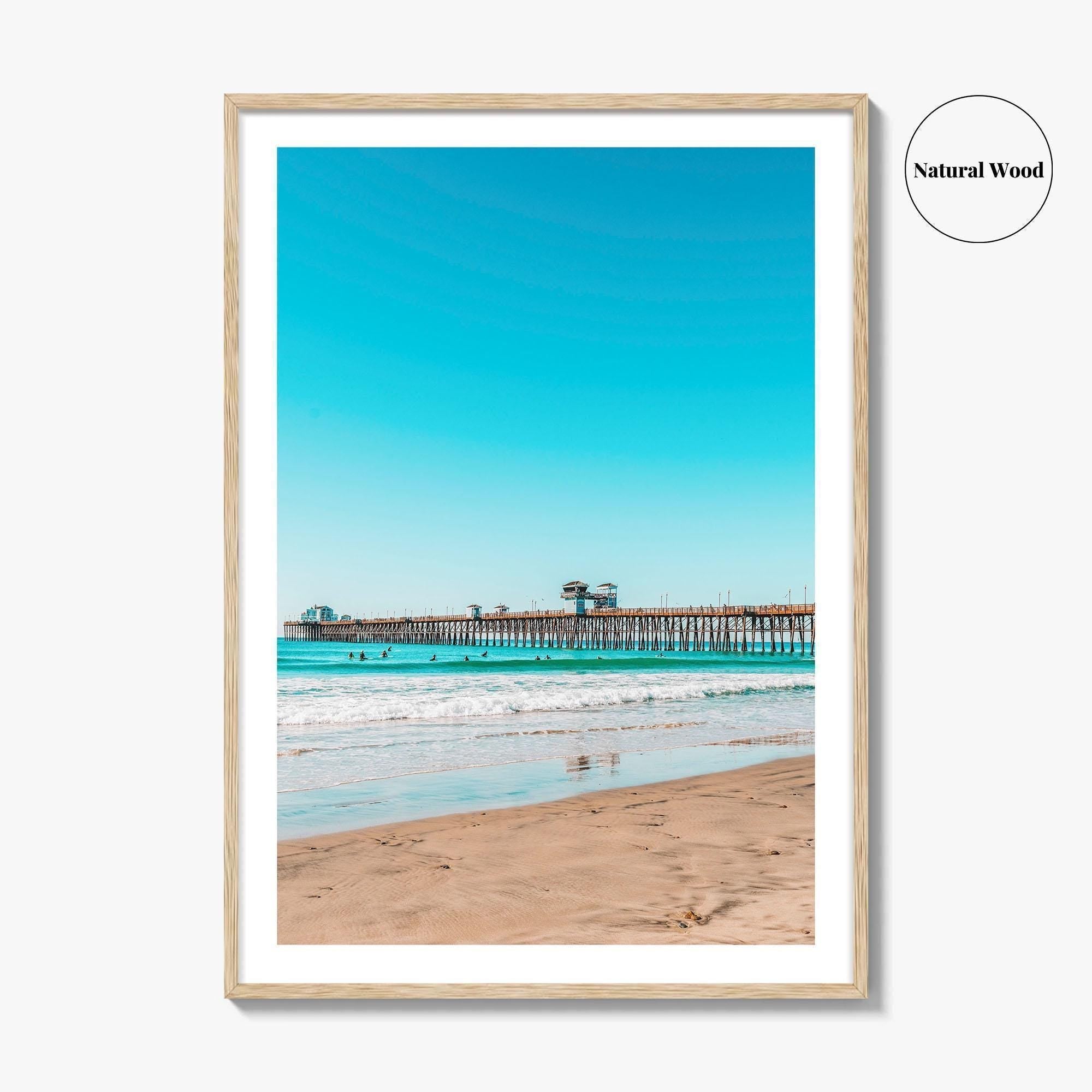 Imperial Beach Fine Art Photo Print, Pier, San Diego, California Wall Poster, USA