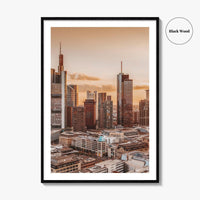 Frankfurt am Main Skyline Fine Art Photo Print, Germany Wall Decor Poster, Hesse