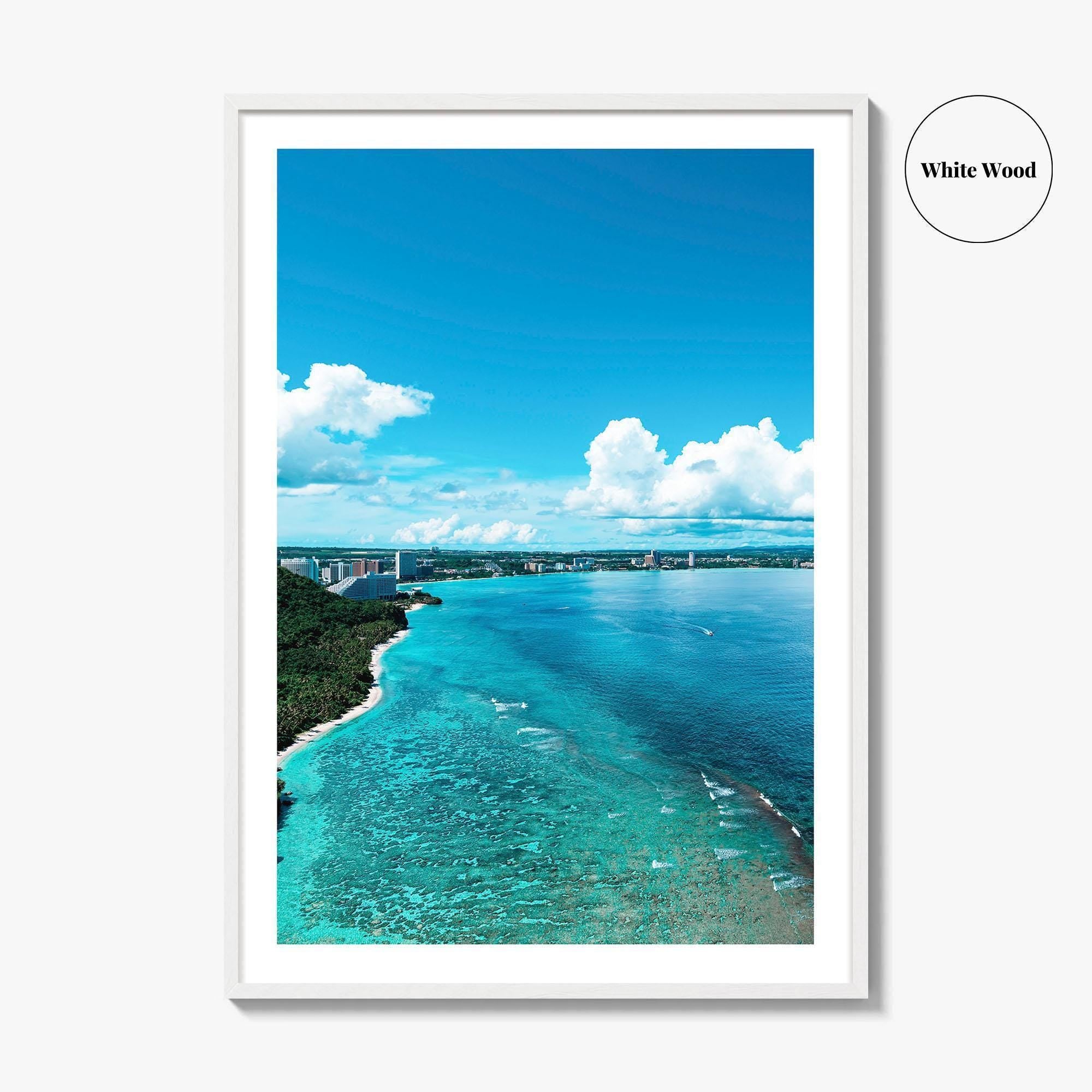 Guam Fine Art Photo Print, Two Lovers Point, Tumon Bay Tamuning, Wall Decor Poster