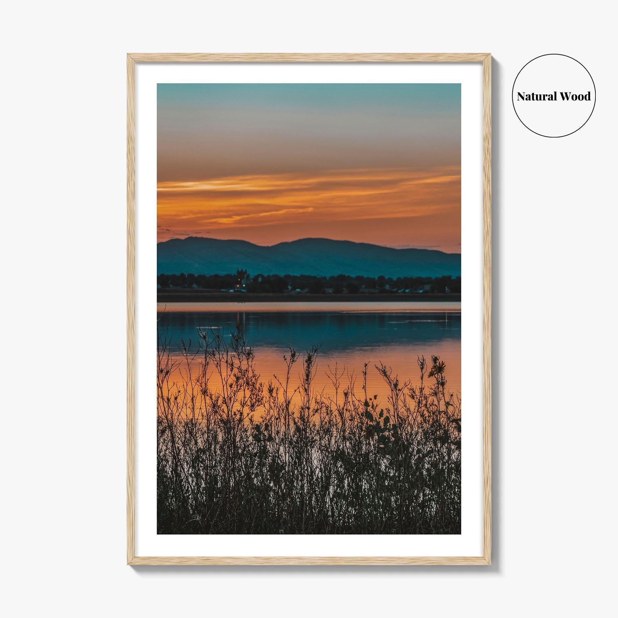Fort Collins Fine Art Photo Print, Colorado, Rocky Mountains Front Range Lake, Wall Poster