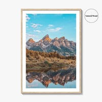 Jackson Hole Fine Art Photo Print, Grand Teton, Schwabacher's Landing, Wyoming Wall Decor