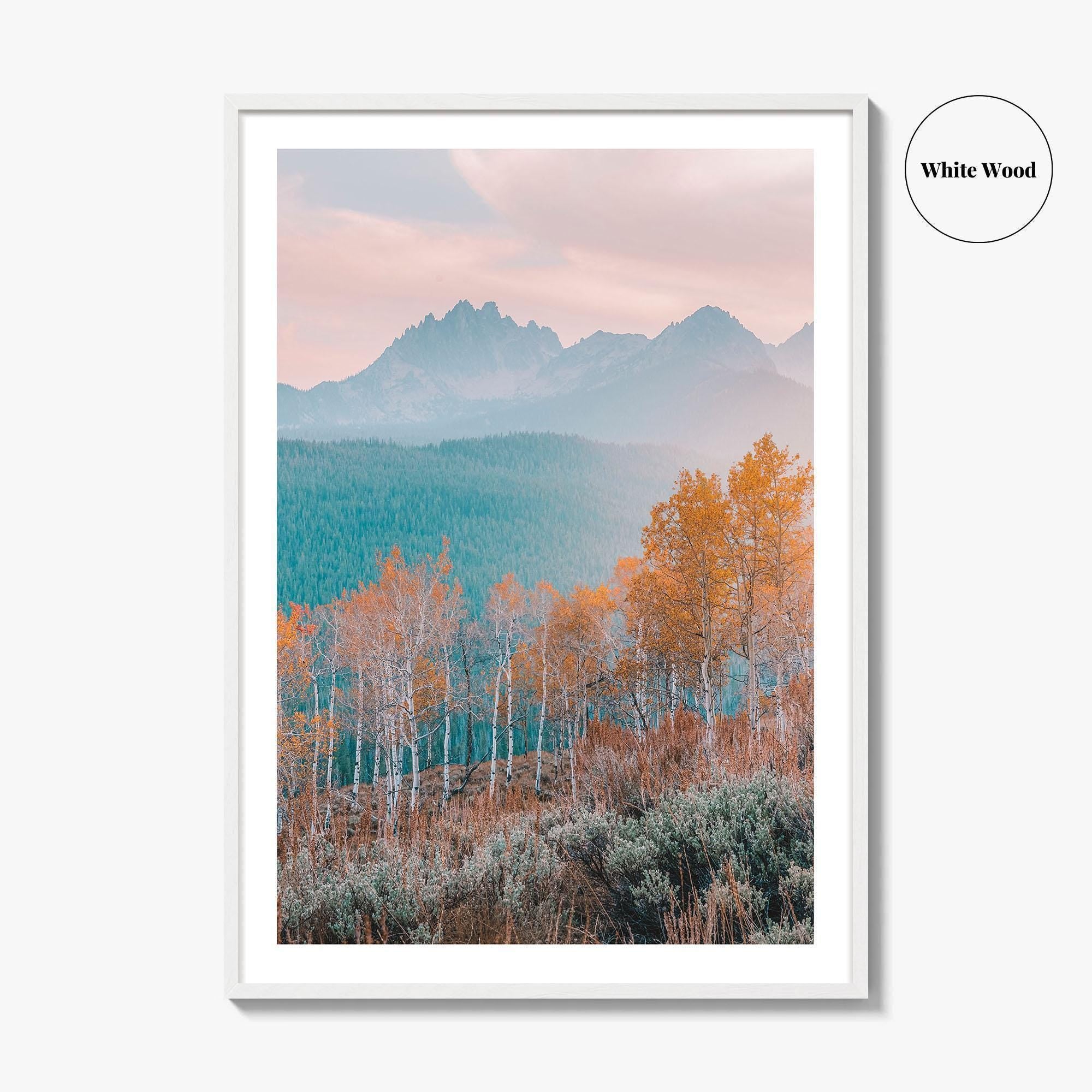 Idaho Fine Art Photo Print, Sawtooth Mountains, Stanley, USA, Wall Art Poster, Landscape