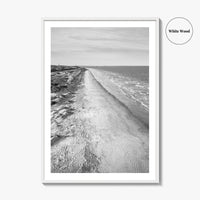 Jekyll Island Black and White Fine Art Photo Print, Georgia Coastal Poster