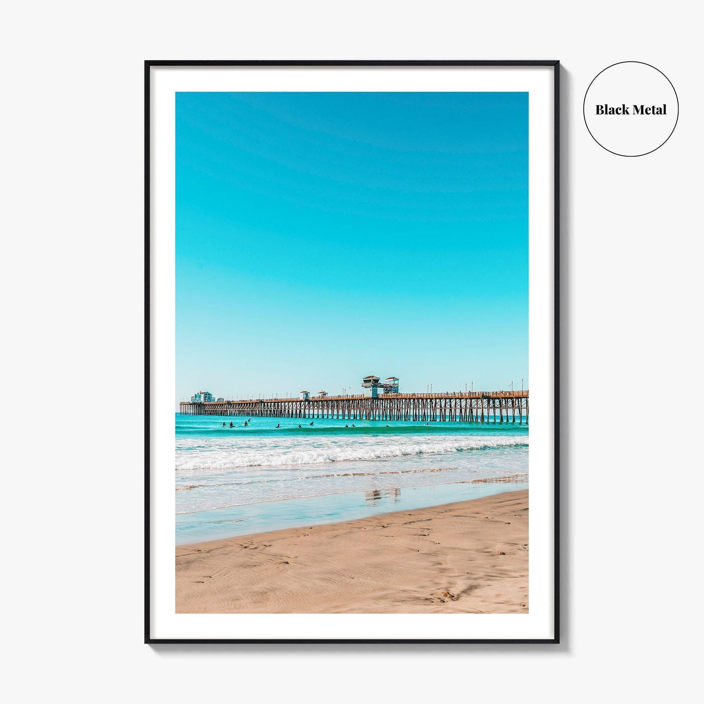 Imperial Beach Fine Art Photo Print, Pier, San Diego, California Wall Poster, USA