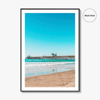 Imperial Beach Fine Art Photo Print, Pier, San Diego, California Wall Poster, USA