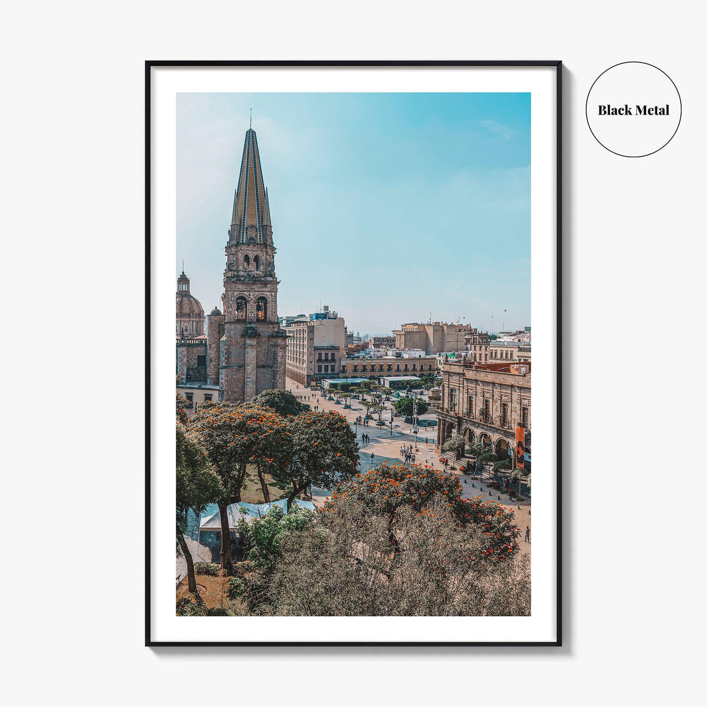 Guadalajara Fine Art Photo Print, Cathedral, Municipal Palace, Historic Center, Jalisco, Mexico, Poster