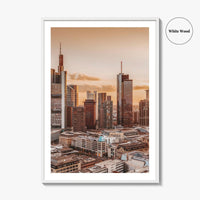 Frankfurt am Main Skyline Fine Art Photo Print, Germany Wall Decor Poster, Hesse