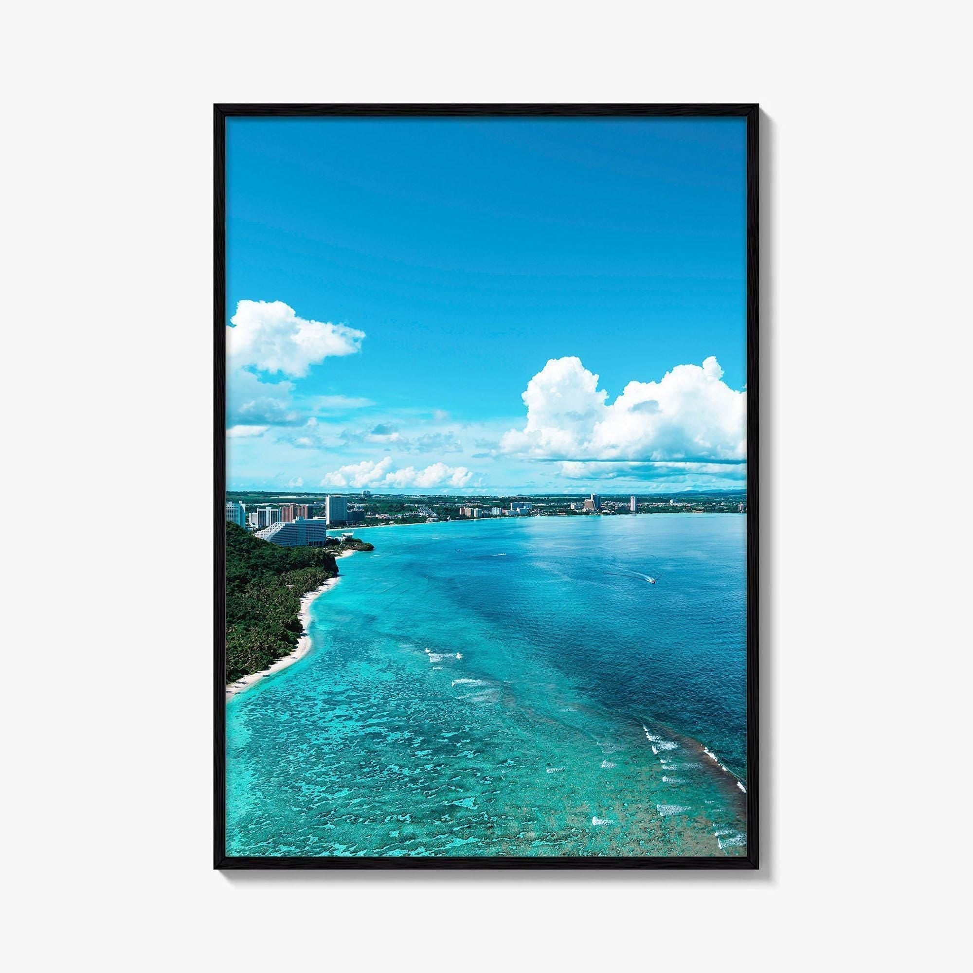 Guam Fine Art Photo Print, Two Lovers Point, Tumon Bay Tamuning, Wall Decor Poster