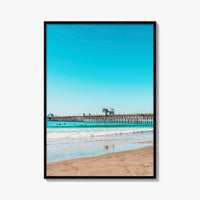 Imperial Beach Fine Art Photo Print, Pier, San Diego, California Wall Poster, USA