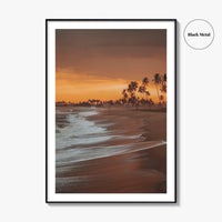 Elmina Ghana Fine Art Photo Print, Cape Coast, Beach Palm Trees Wall Decor Poster