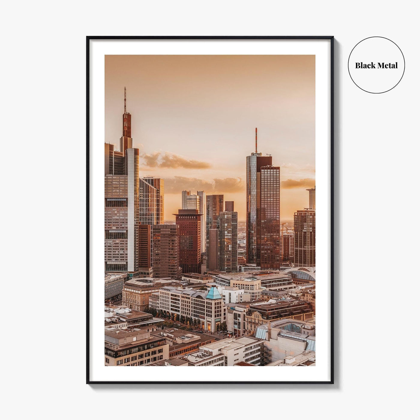 Frankfurt am Main Skyline Fine Art Photo Print, Germany Wall Decor Poster, Hesse