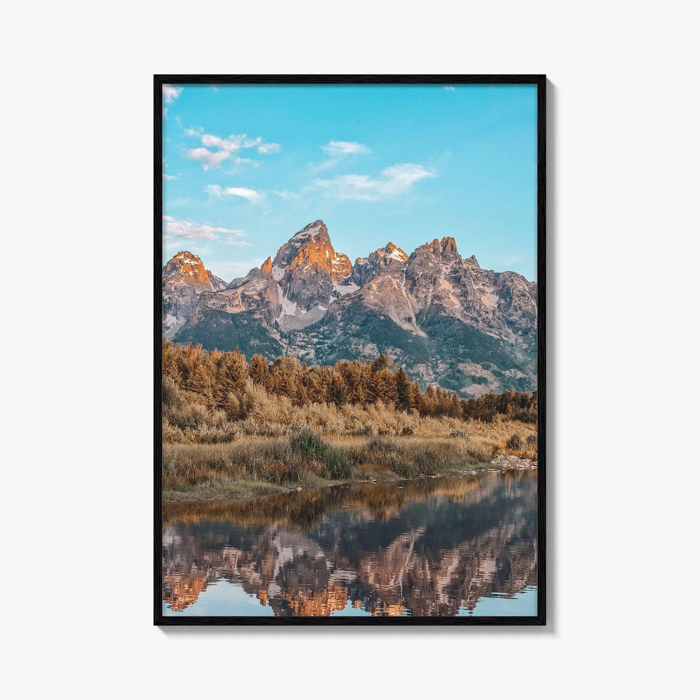 Jackson Hole Fine Art Photo Print, Grand Teton, Schwabacher's Landing, Wyoming Wall Decor