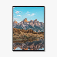 Jackson Hole Fine Art Photo Print, Grand Teton, Schwabacher's Landing, Wyoming Wall Decor