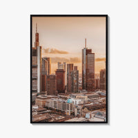 Frankfurt am Main Skyline Fine Art Photo Print, Germany Wall Decor Poster, Hesse
