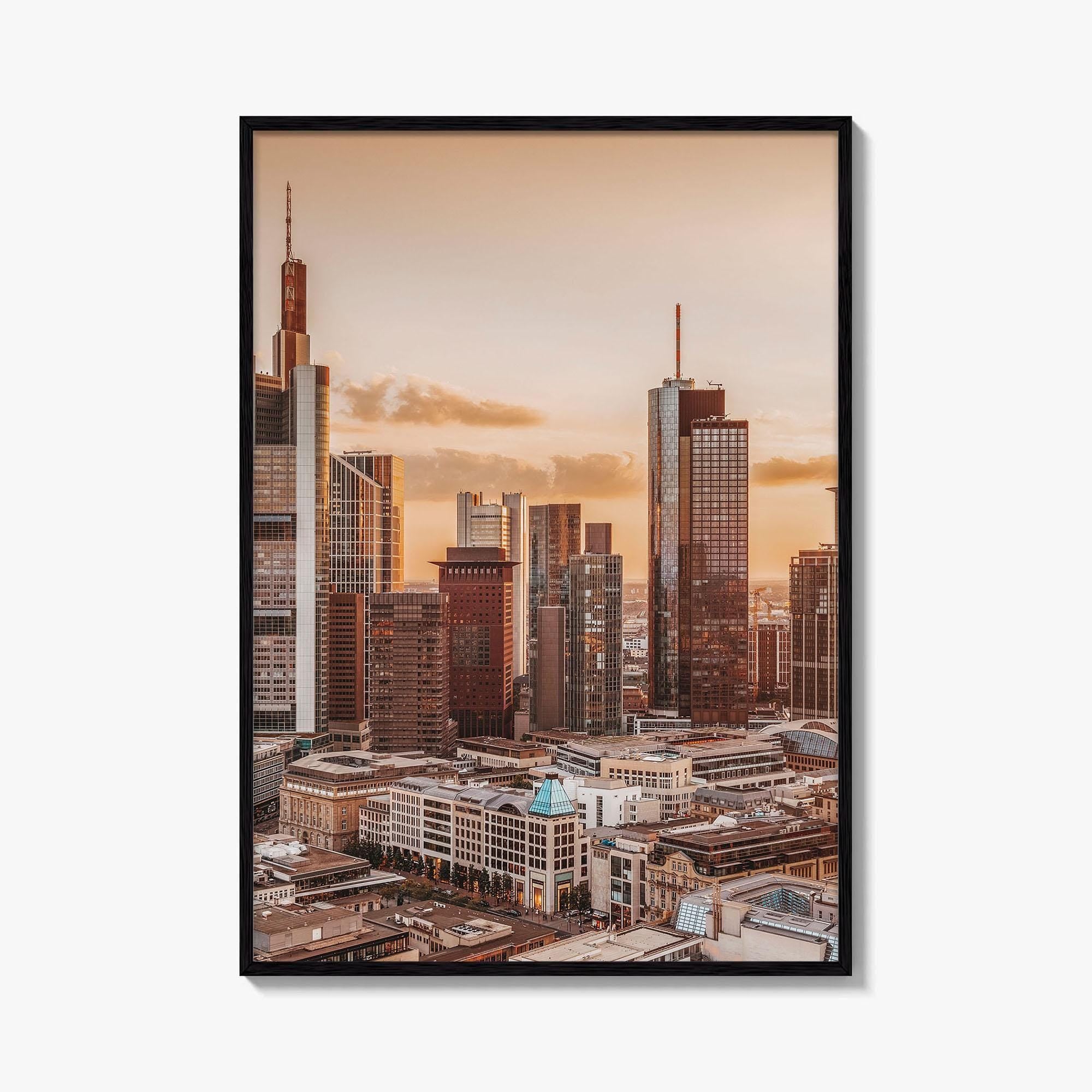 Frankfurt am Main Skyline Fine Art Photo Print, Germany Wall Decor Poster, Hesse