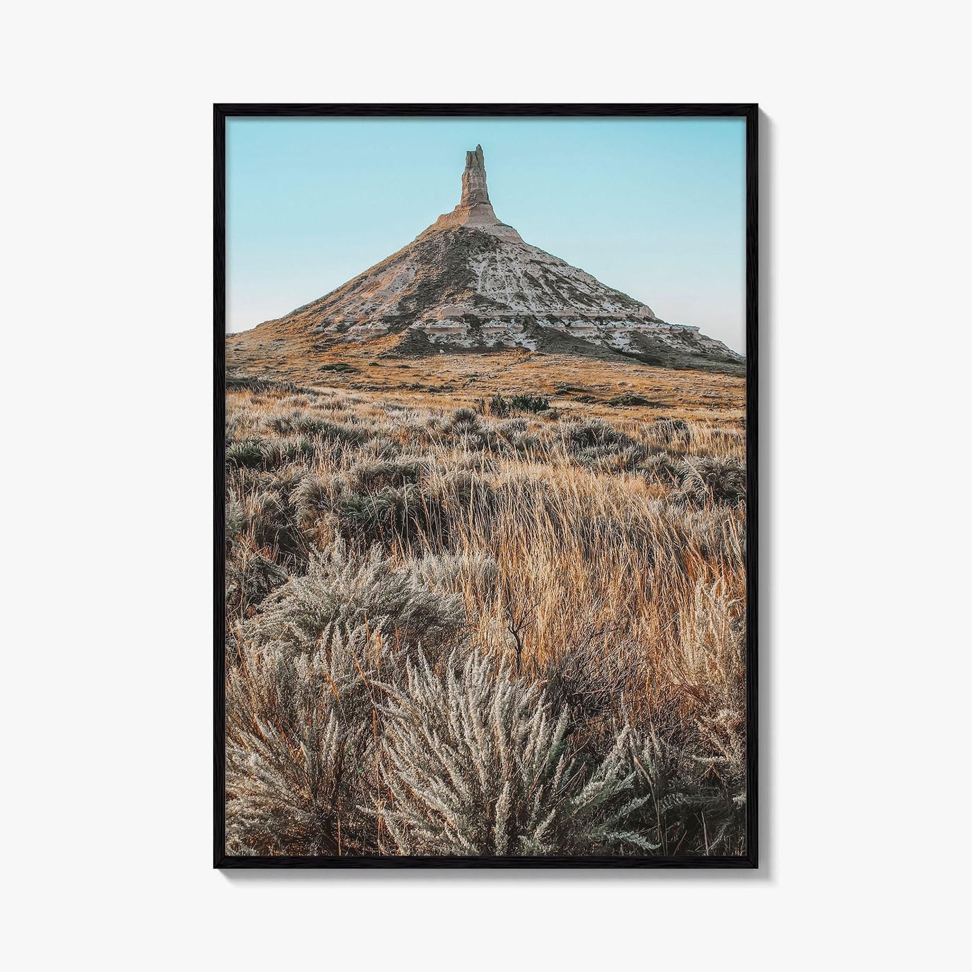 Chimney Rock National Historic Site Fine Art Photo Print, Western Nebraska Poster, USA