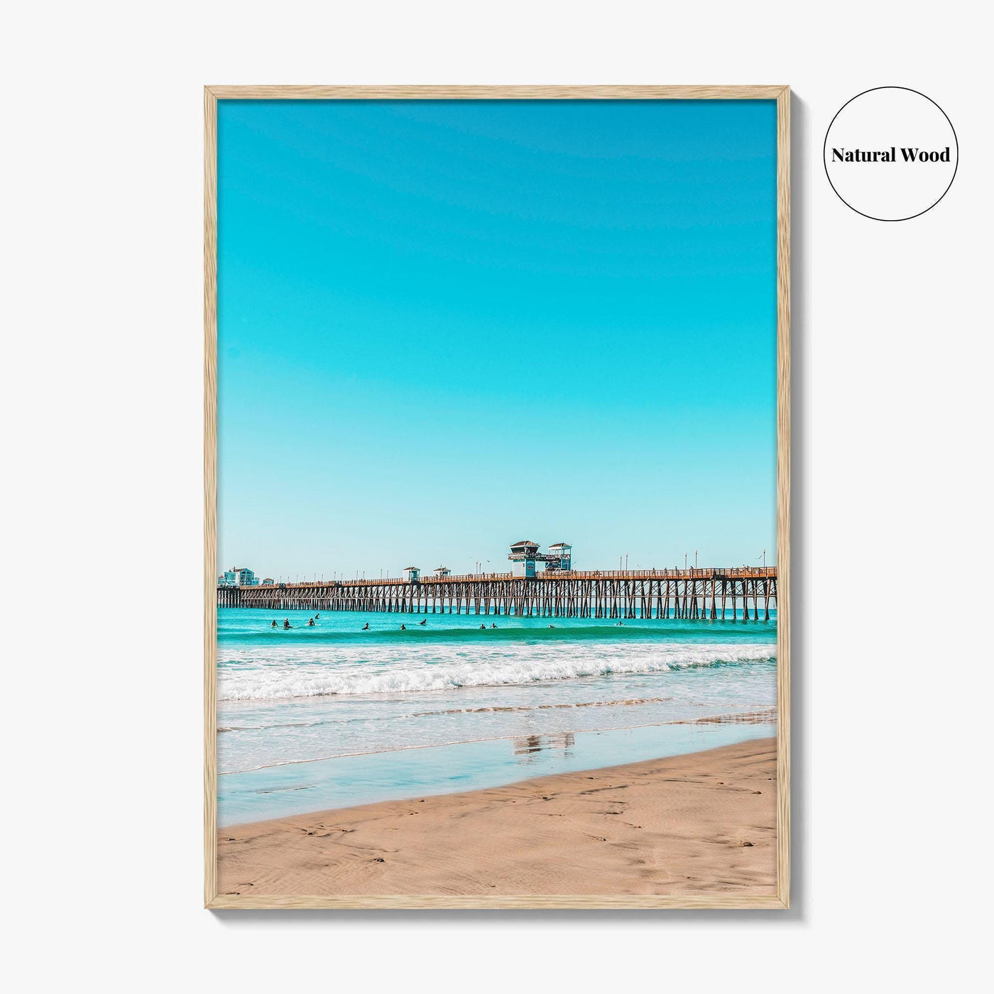 Imperial Beach Fine Art Photo Print, Pier, San Diego, California Wall Poster, USA