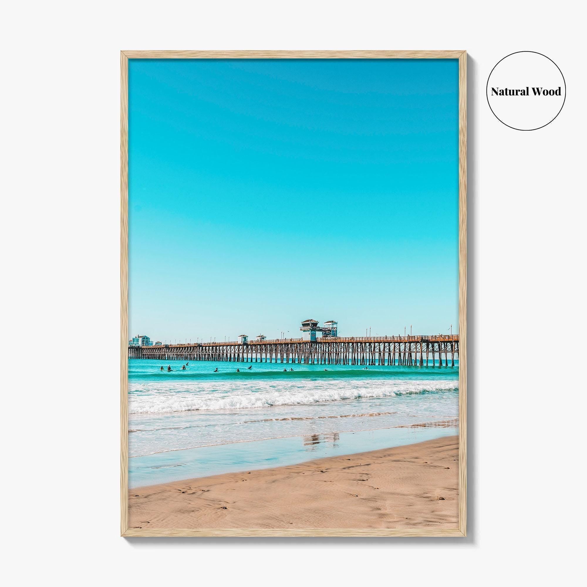 Imperial Beach Fine Art Photo Print, Pier, San Diego, California Wall Poster, USA