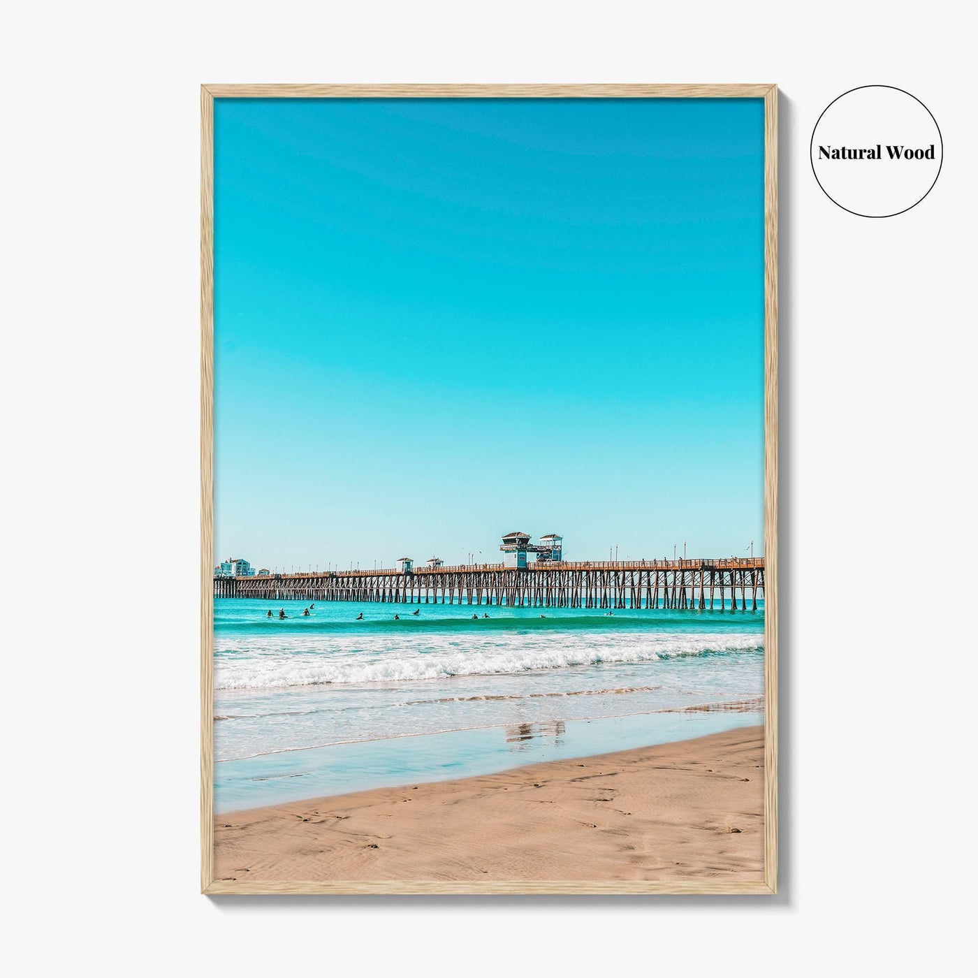 Imperial Beach Fine Art Photo Print, Pier, San Diego, California Wall Poster, USA