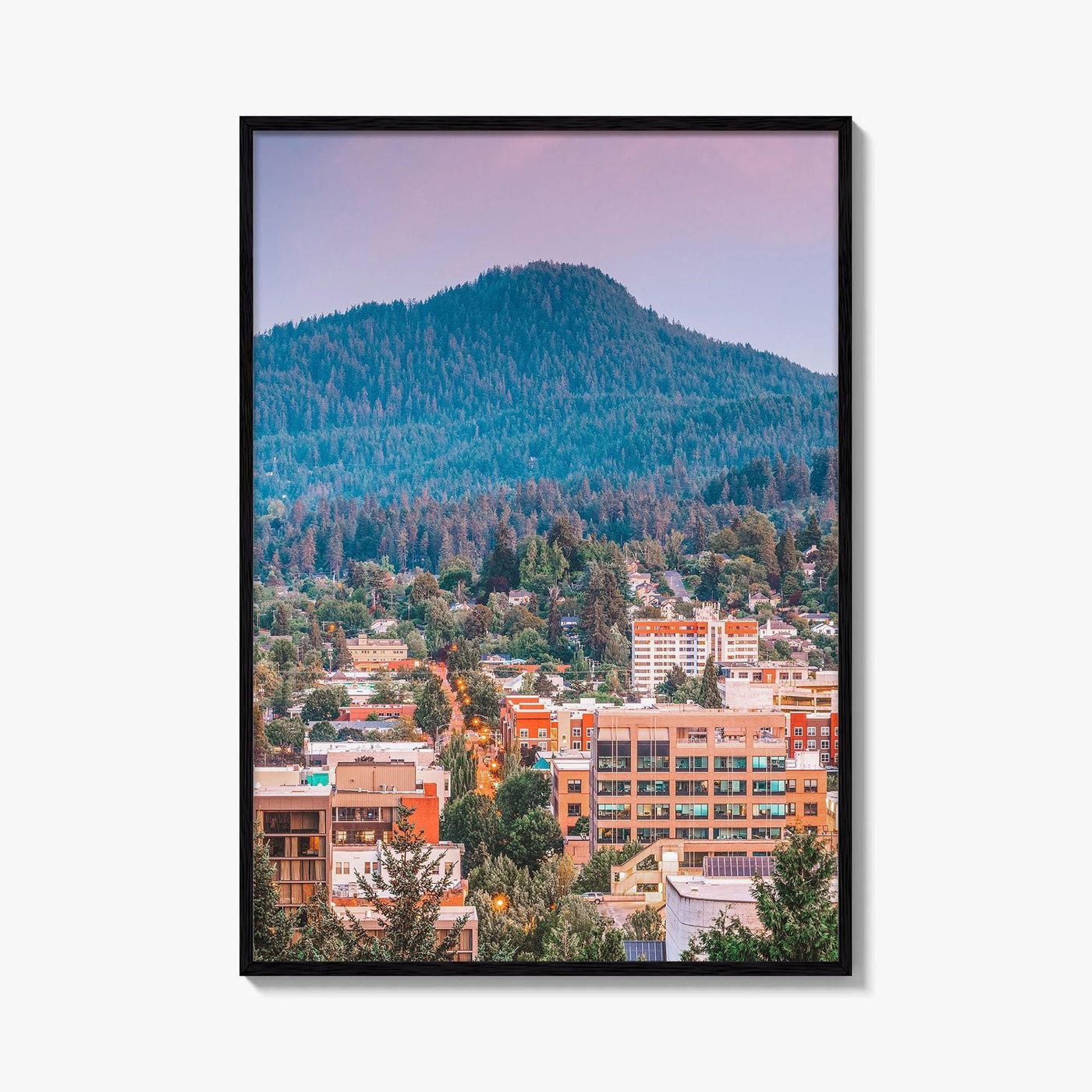 Eugene Fine Art Photo Print, Oregon USA Wall Decor Poster, Downtown