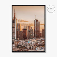 Frankfurt am Main Skyline Fine Art Photo Print, Germany Wall Decor Poster, Hesse