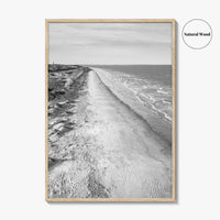 Jekyll Island Black and White Fine Art Photo Print, Georgia Coastal Poster