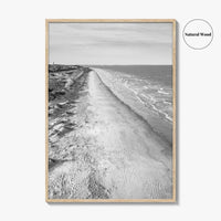 Jekyll Island Black and White Fine Art Photo Print, Georgia Coastal Poster