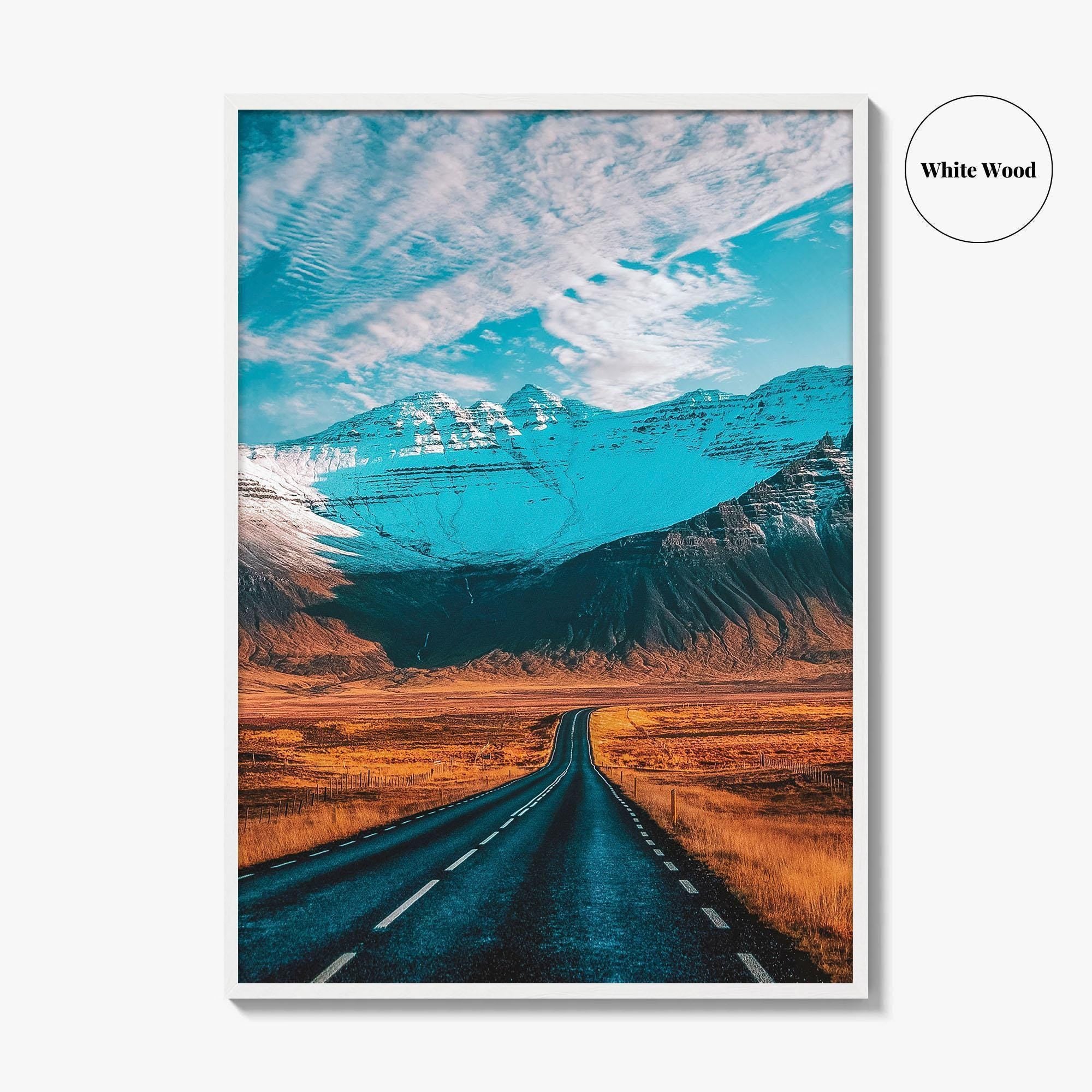 Iceland Fine Art Photo Print, Ring Road Route 1 Mountains, Icelandic Landscape Wall Poster