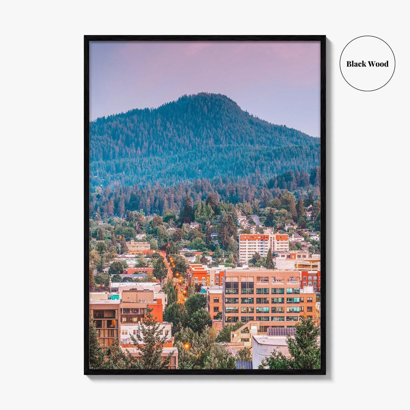 Eugene Fine Art Photo Print, Oregon USA Wall Decor Poster, Downtown