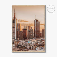 Frankfurt am Main Skyline Fine Art Photo Print, Germany Wall Decor Poster, Hesse