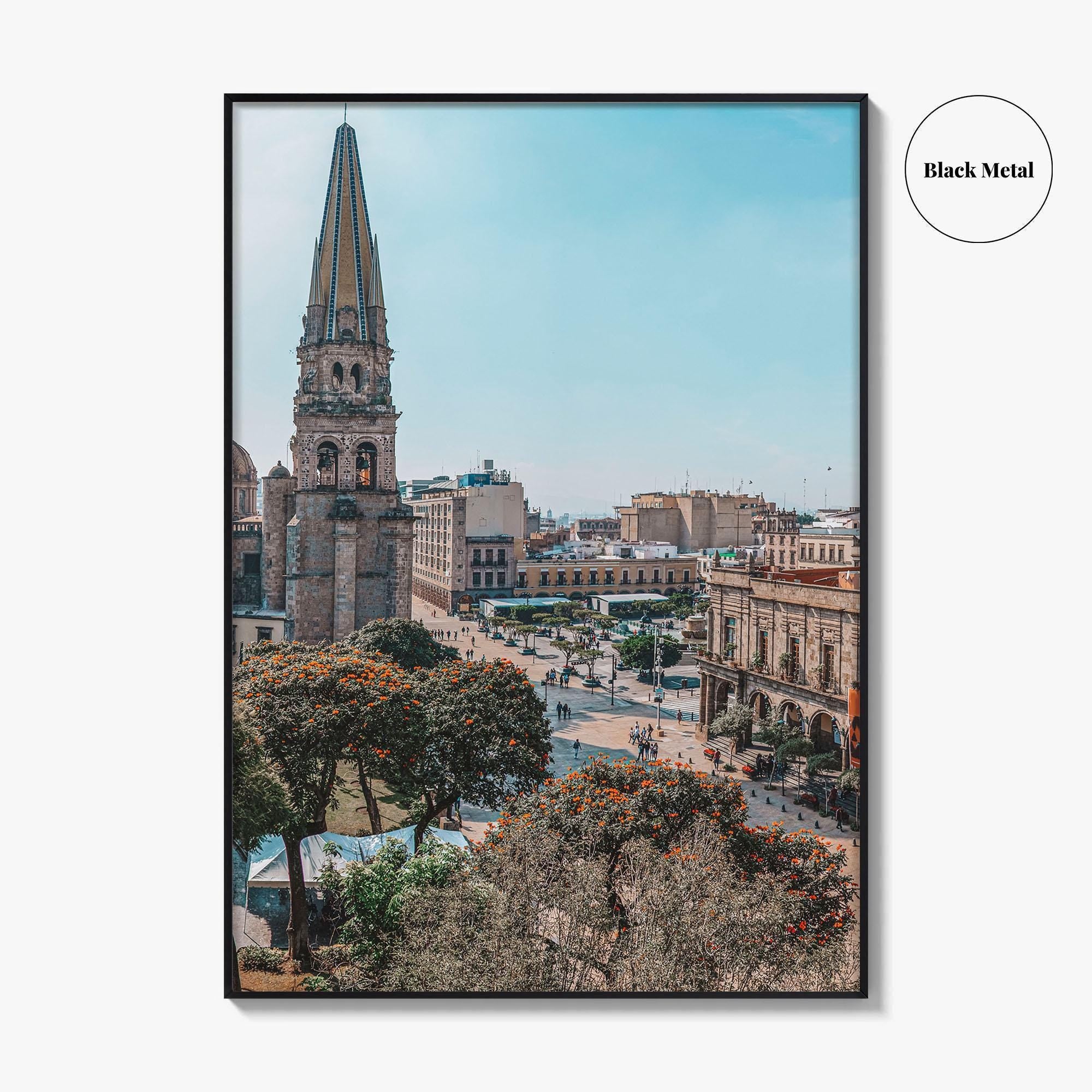 Guadalajara Fine Art Photo Print, Cathedral, Municipal Palace, Historic Center, Jalisco, Mexico, Poster
