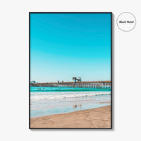 Imperial Beach Fine Art Photo Print, Pier, San Diego, California Wall Poster, USA