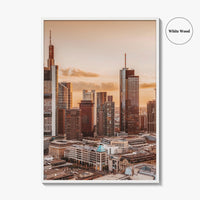 Frankfurt am Main Skyline Fine Art Photo Print, Germany Wall Decor Poster, Hesse